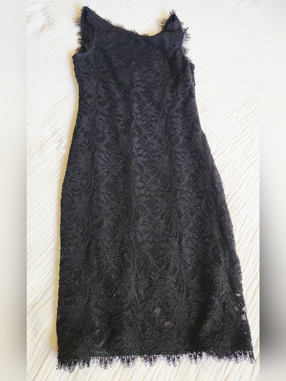 Jump Apparel Black Lace Midi Dress